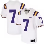 #7 LSU Tigers Nike Youth Untouchable Replica Game Jersey - White