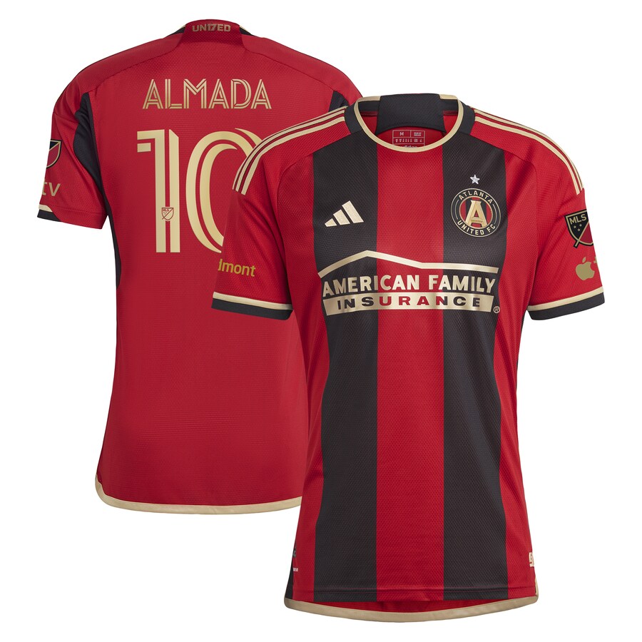Men's Atlanta United FC Thiago Almada adidas Black 2023 The 17s' Kit Authentic Jersey
