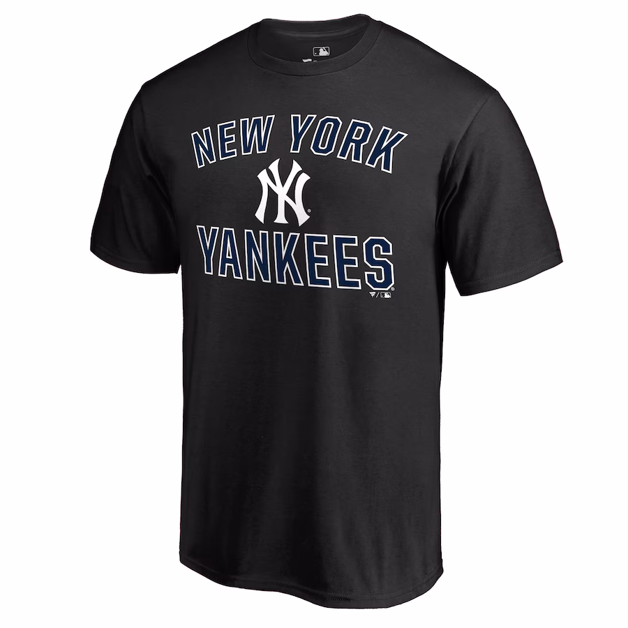 Men's New York Yankees Black Team Victory Arch T-Shirt