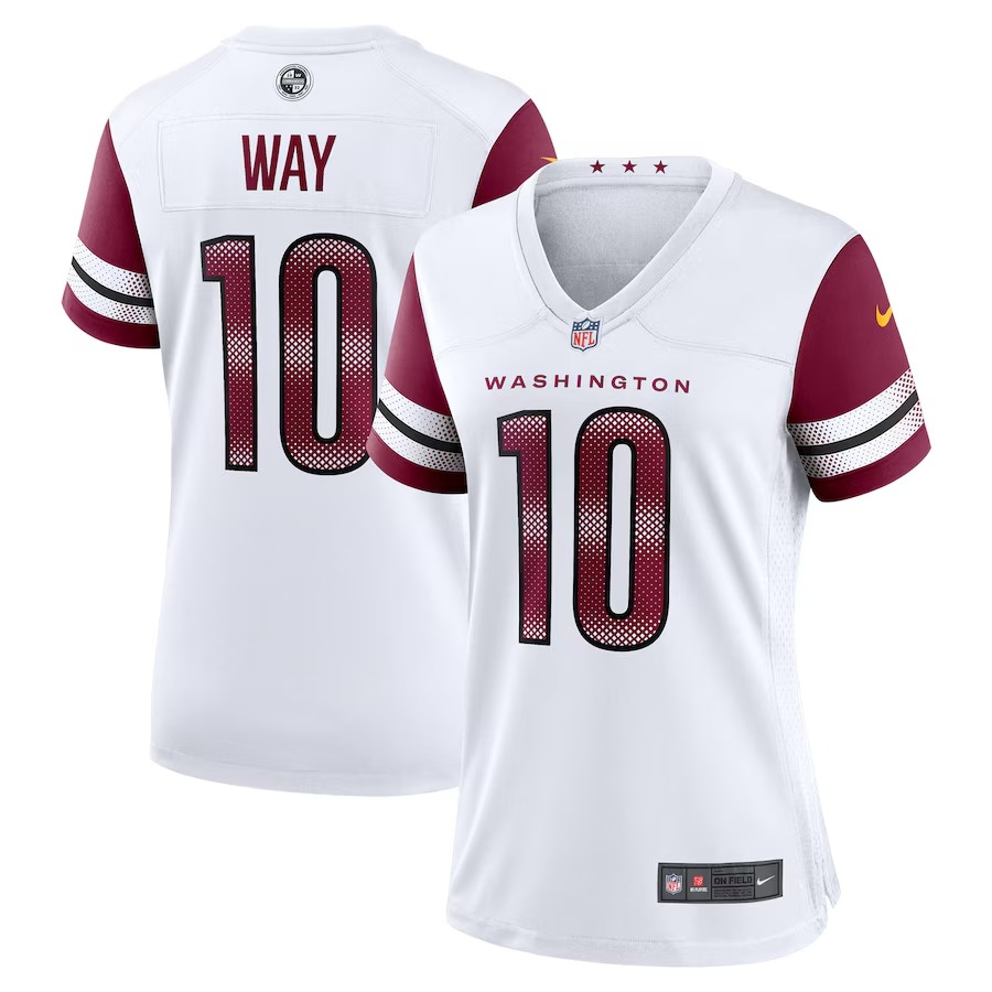 Women's Washington Commanders Tress Way Nike White Game Jersey
