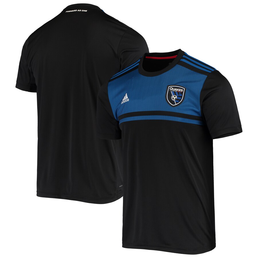 Men's San Jose Earthquakes adidas Black 2020 Replica Blank Primary AEROREADY Jersey