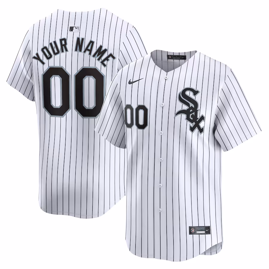 Youth Chicago White Sox Nike White Home Limited Custom Jersey