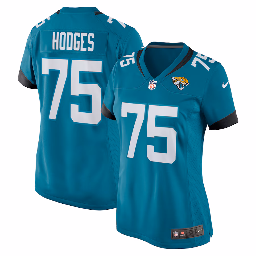 Women's Jacksonville Jaguars Cooper Hodges Nike  Teal  Game Jersey
