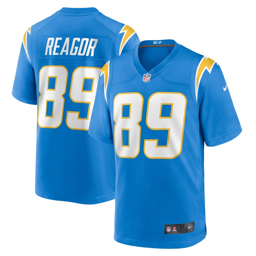 Men's Los Angeles Chargers Jalen Reagor Nike Powder Blue Team Game Jersey