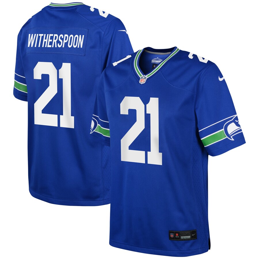 Youth Seattle Seahawks Devon Witherspoon Nike Royal Game Jersey