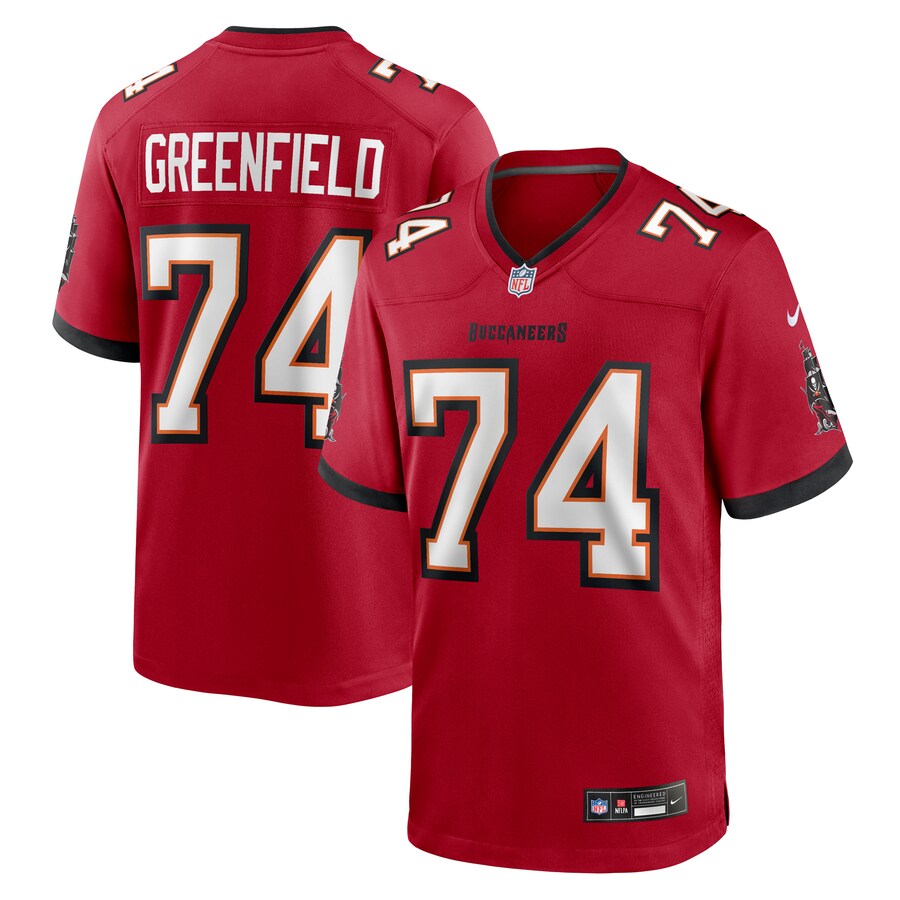 Men's Tampa Bay Buccaneers Garret Greenfield Nike Red Team Game Jersey