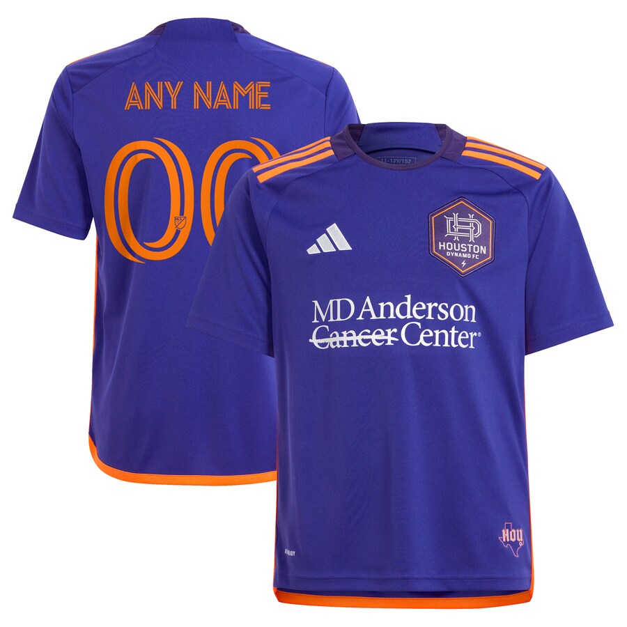 Youth Houston Dynamo FC  adidas Purple 2024 Still Holdin' Replica Custom Jersey