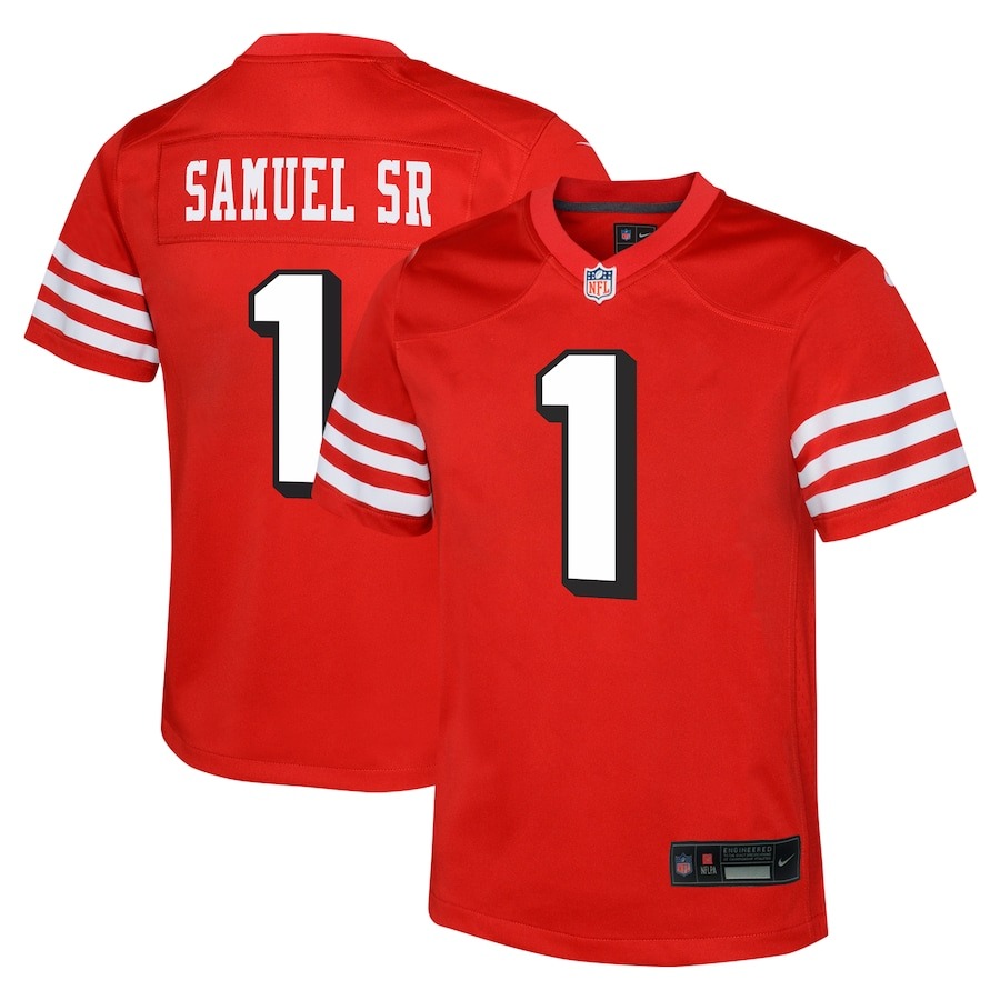 Youth San Francisco 49ers Deebo Samuel Sr Nike Scarlet Alternate Player Game Jersey