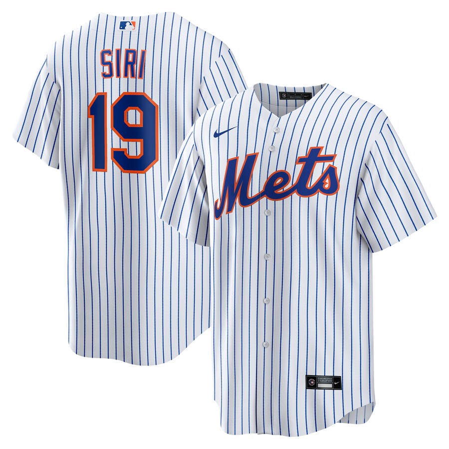 Men's New York Mets Jose Siri Nike White Home Replica Jersey