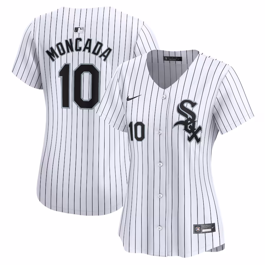 Women's Chicago White Sox Yoan Moncada Nike White Home Limited Player Jersey