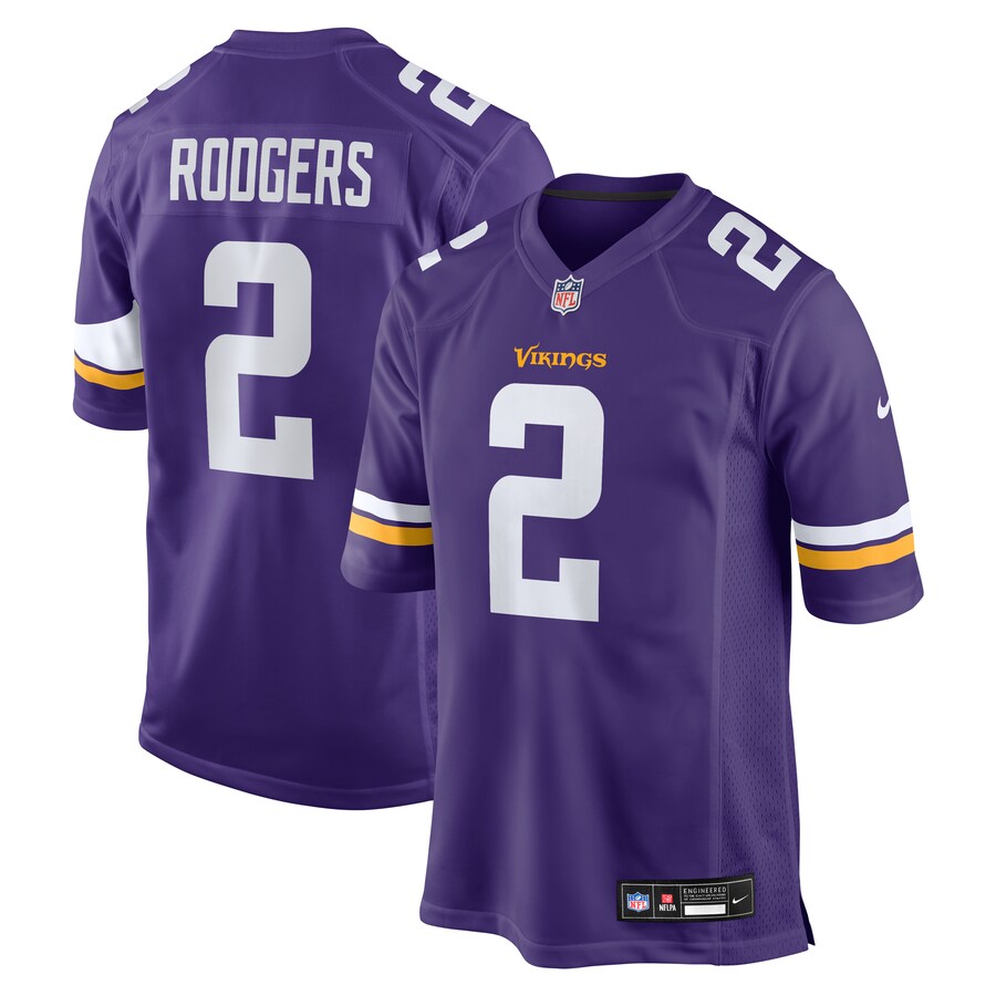 Men's Minnesota Vikings Isaiah Rodgers Nike Purple Team Game Jersey