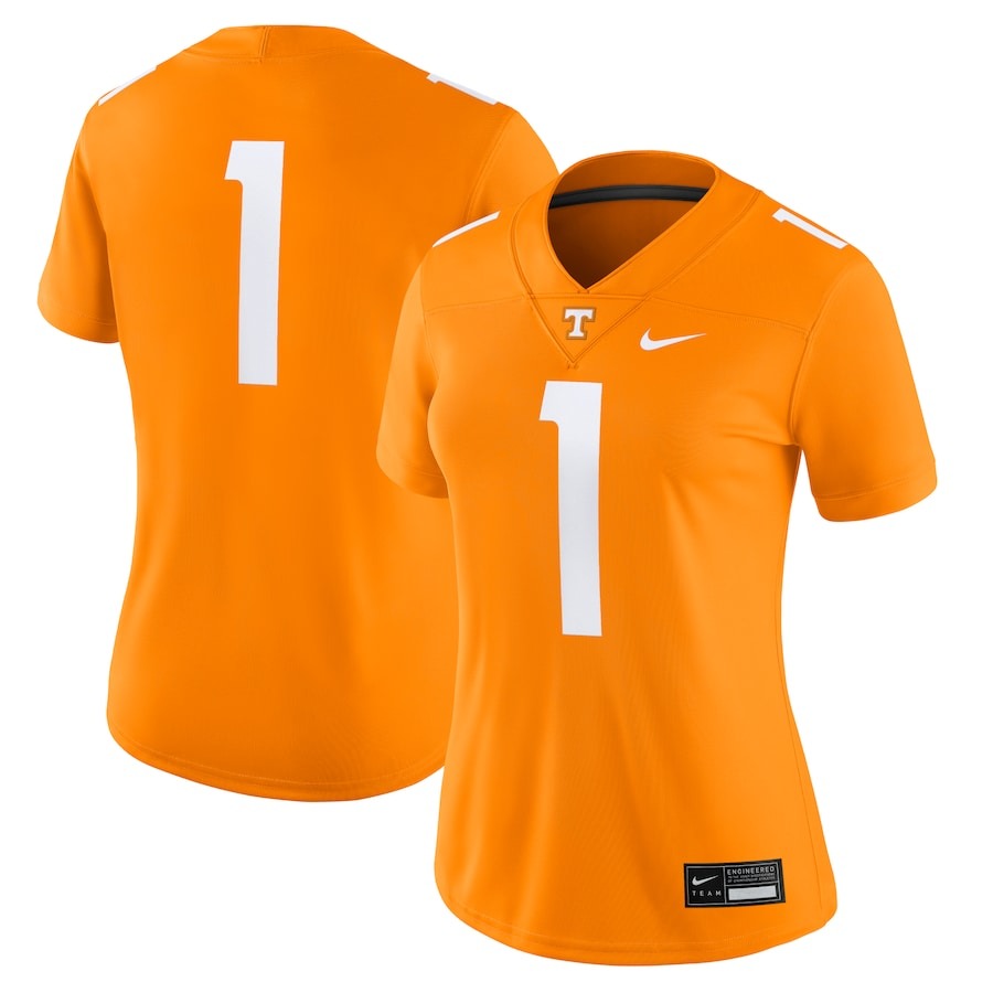 #1 Tennessee Volunteers Nike Women's Game Jersey - Tennessee Orange