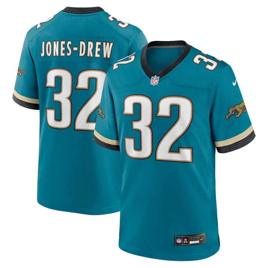 Men's Jacksonville Jaguars Maurice Jones-Drew Nike Teal Retired Player Alternate Game Jersey