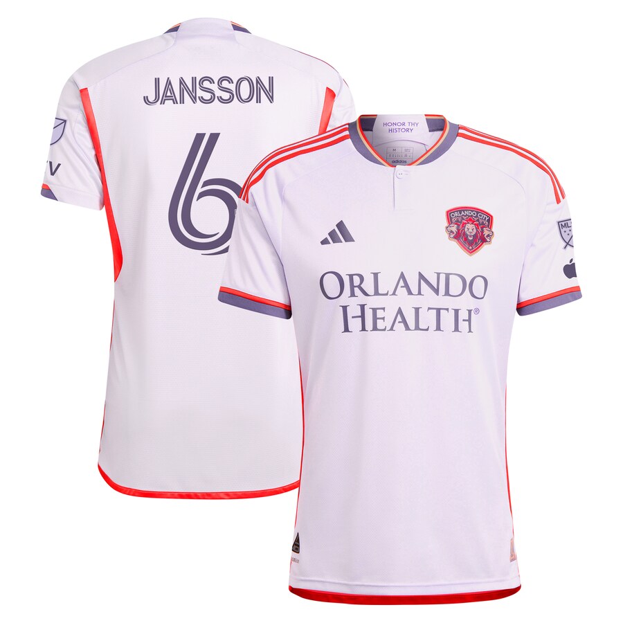 Men's Orlando City SC Robin Jansson adidas Purple 2024 Legacy Kit Authentic Player Jersey