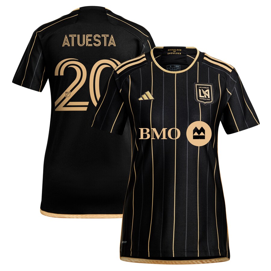 Women's LAFC Eduard Atuesta adidas Black 2024 Primary Replica Player Jersey