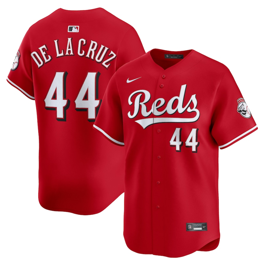 Men's Cincinnati Reds Elly De La Cruz Nike Red Alternate Limited Player Jersey