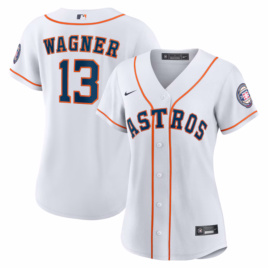 Women's Houston Astros Billy Wagner Nike White 2025 Baseball Hall of Fame Replica Jersey