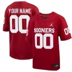 Oklahoma Sooners Nike Youth  Custom Football Game Jersey – Crimson