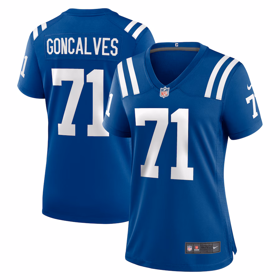 Women's Indianapolis Colts Matt Goncalves Nike  Royal Game Jersey