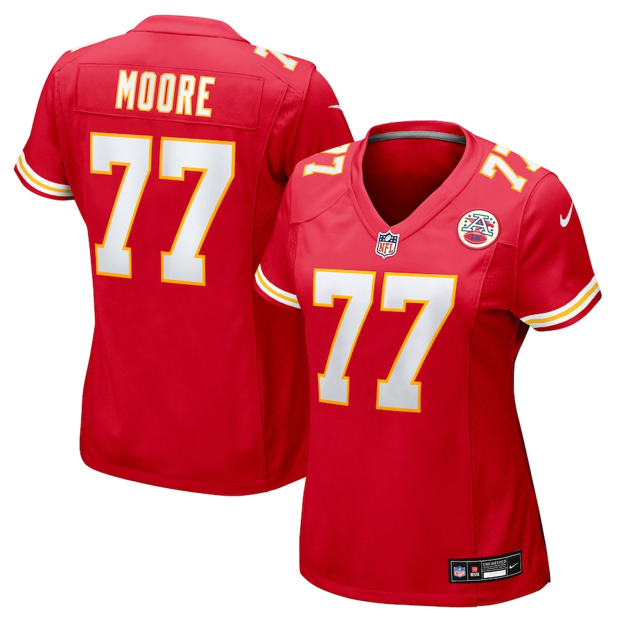Women's Kansas City Chiefs Jaylon Moore Nike Red Team Game Jersey