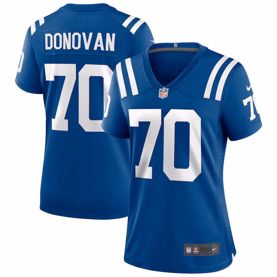 Women's Indianapolis Colts Art Donovan Nike Royal Game Retired Player Jersey