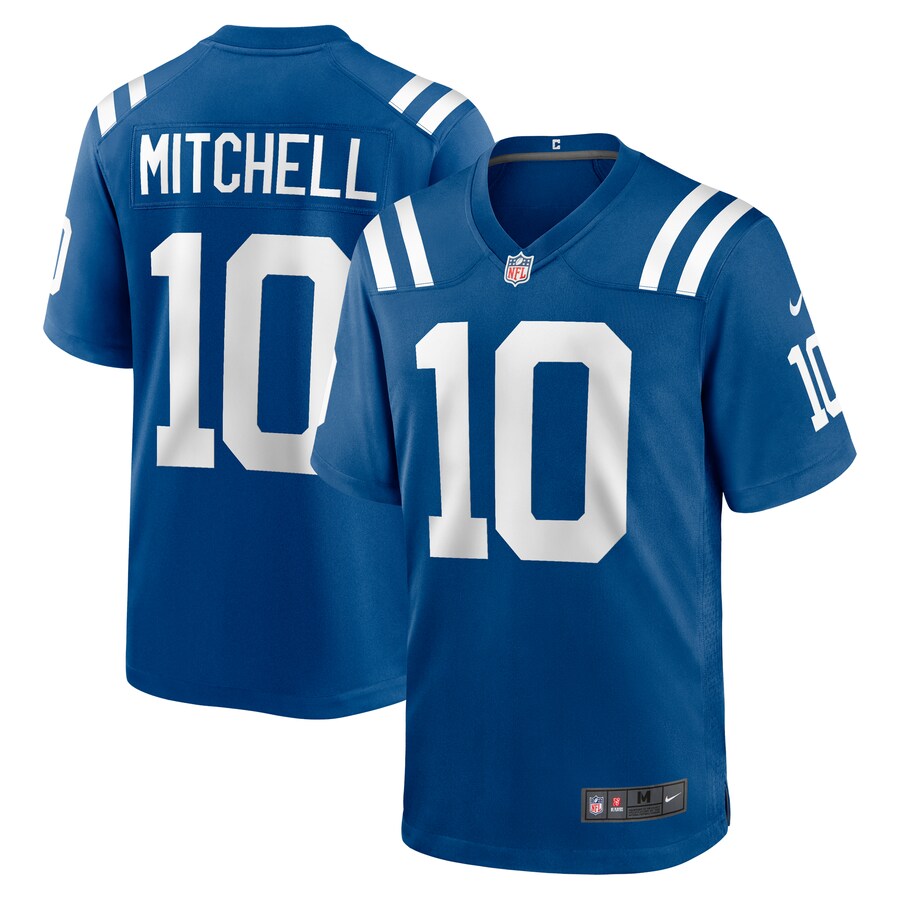 Men's Indianapolis Colts Adonai Mitchell Nike Royal Player Game Jersey