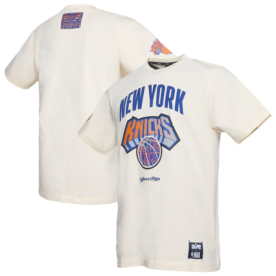 Men's New York Knicks  NBA x Two Hype Cream Culture & Hoops Collection Premium T-Shirt