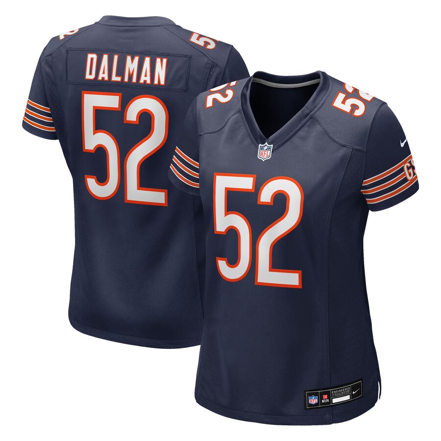 Women's Chicago Bears Drew Dalman Nike Navy Team Game Jersey