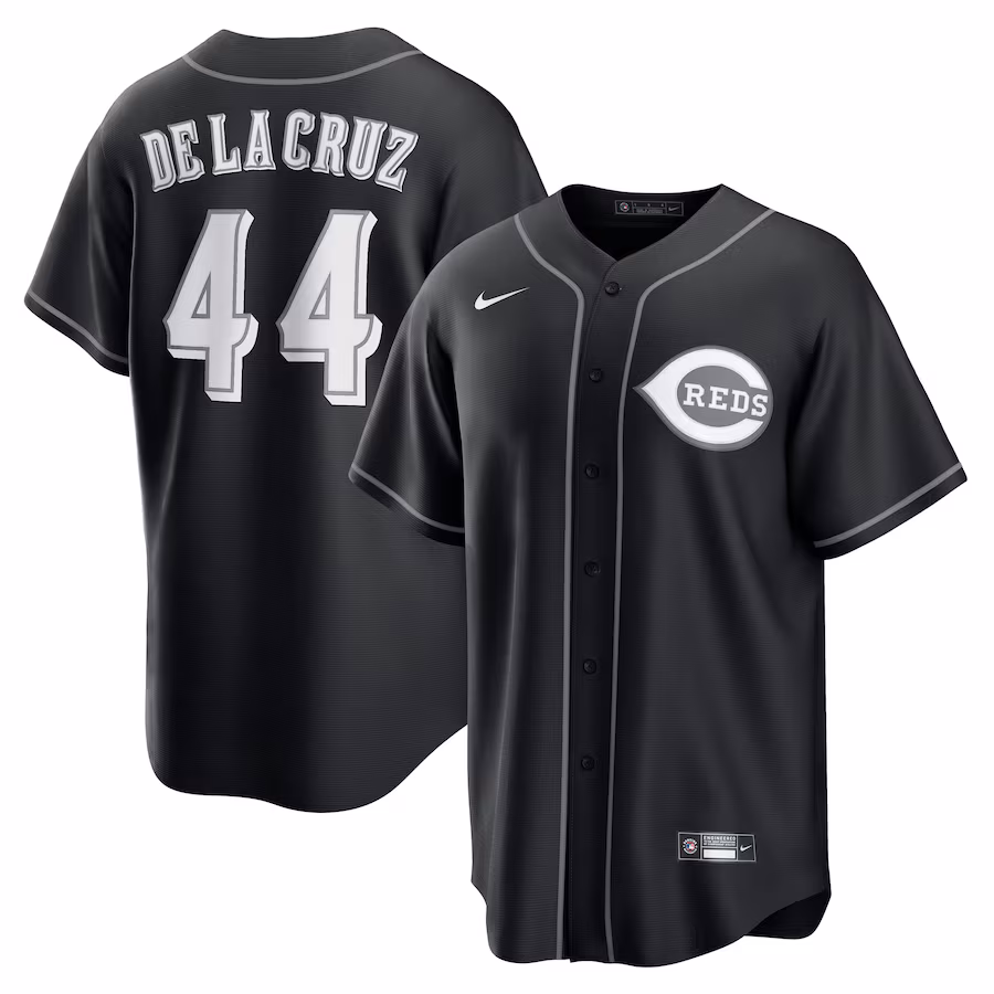 Men's Cincinnati Reds Elly De La Cruz Nike Black Replica Player Jersey