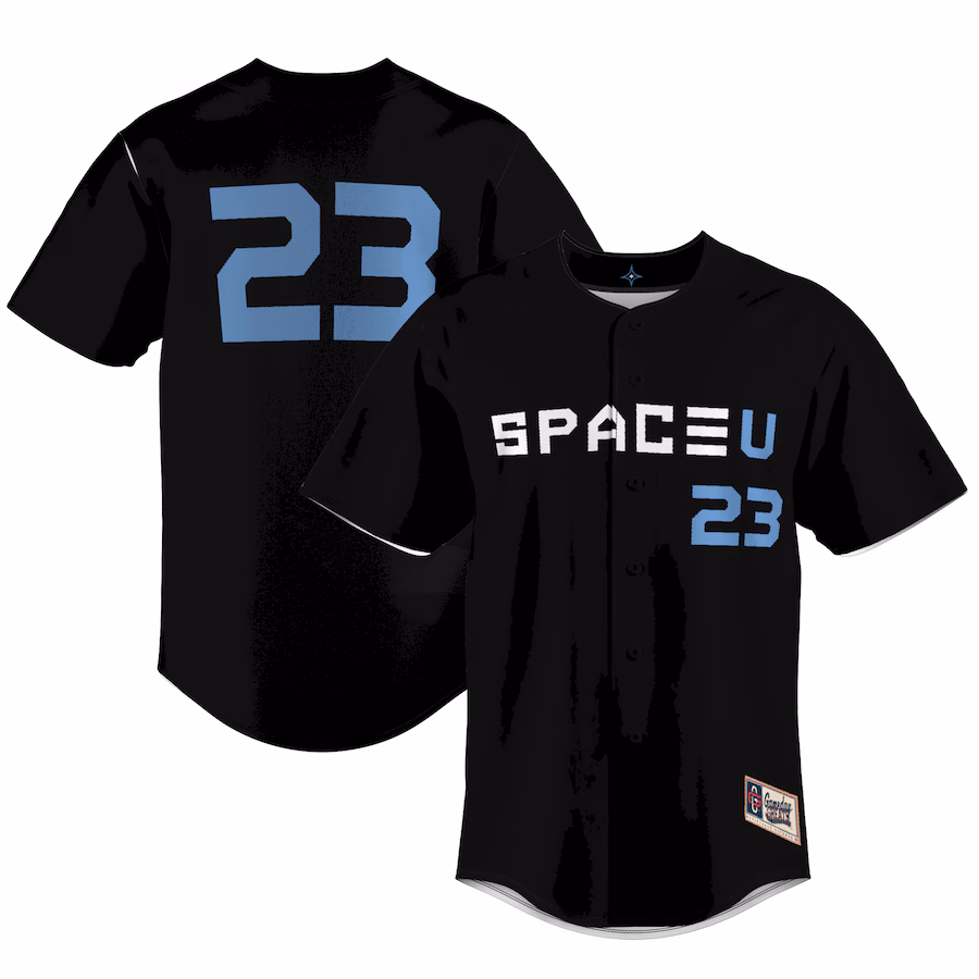 Unisex GameDay Greats #23 Black UCF Knights Space Game Lightweight Softball Jersey