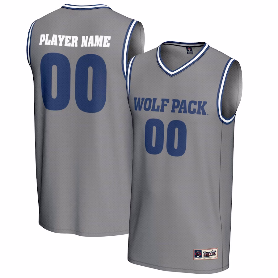 Nevada Wolf Pack GameDay Greats NIL Pick-A-Player Men's Basketball Lightweight Jersey - Gray