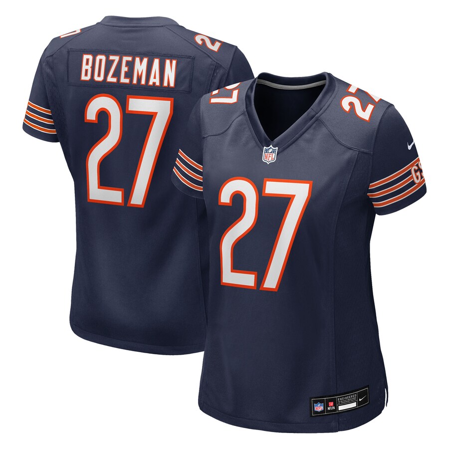 Women's Chicago Bears Swayze Bozeman Nike Navy Team Game Jersey