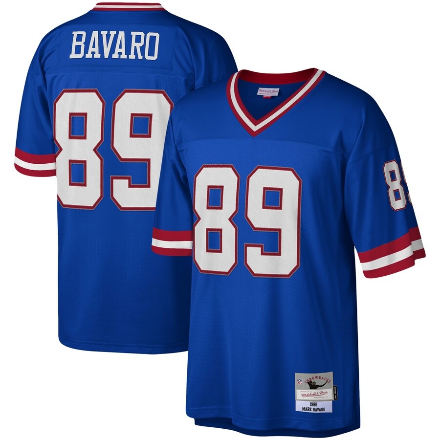 Men's New York Giants Mark Bavaro Mitchell & Ness Royal Legacy Replica Jersey