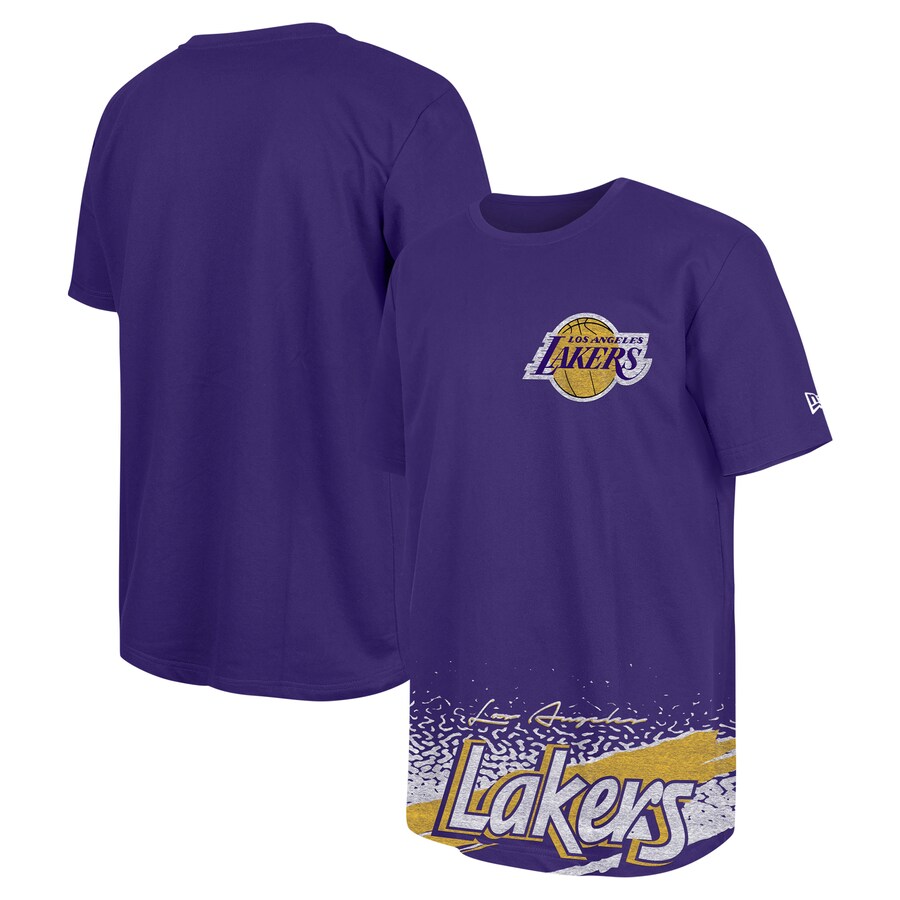 Men's Los Angeles Lakers New Era Purple Sport Classic T-Shirt