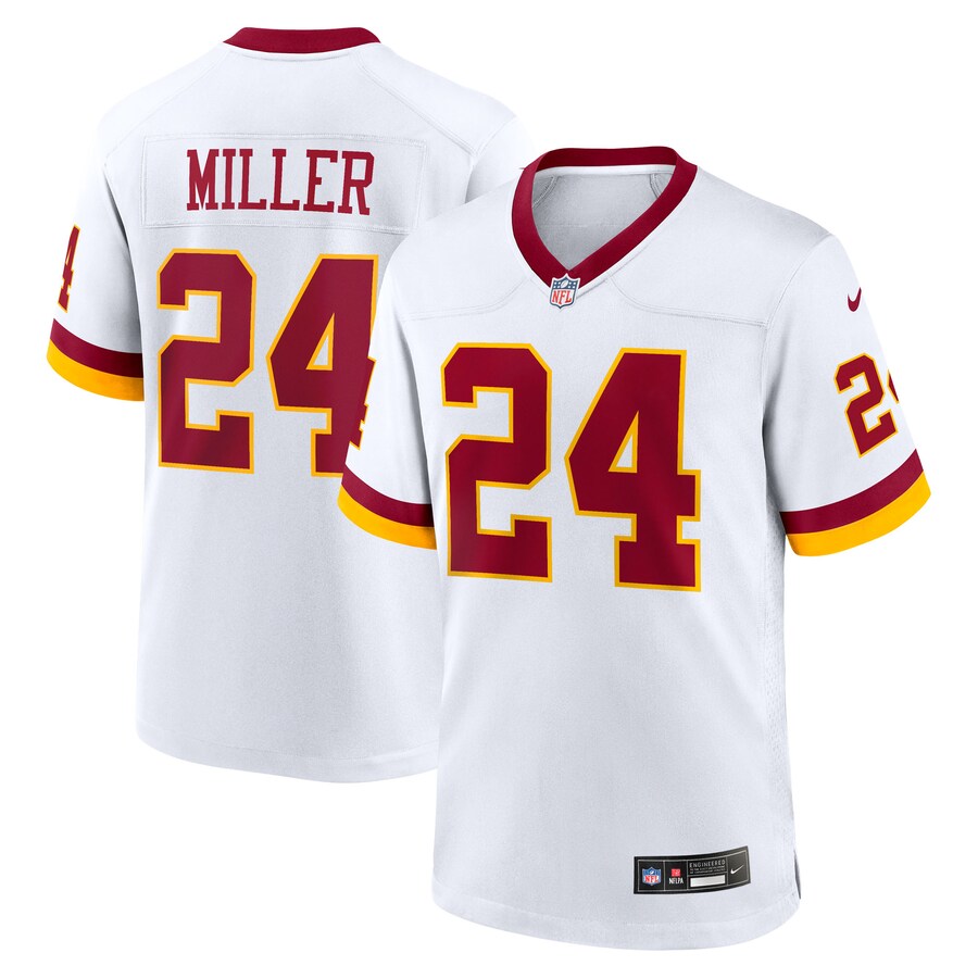 Men's Washington Commanders Von Miller Nike White Game Super Bowl Era Jersey