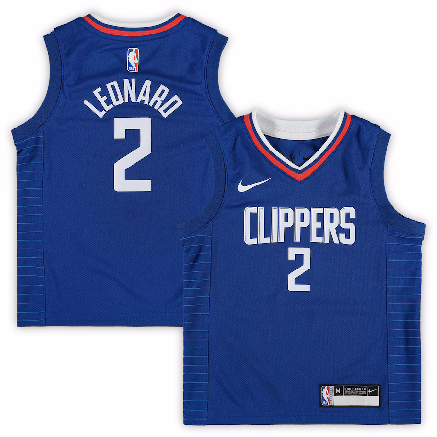 Preschool LA Clippers Kawhi Leonard Nike Royal 2019/20 Player Jersey - Icon Edition