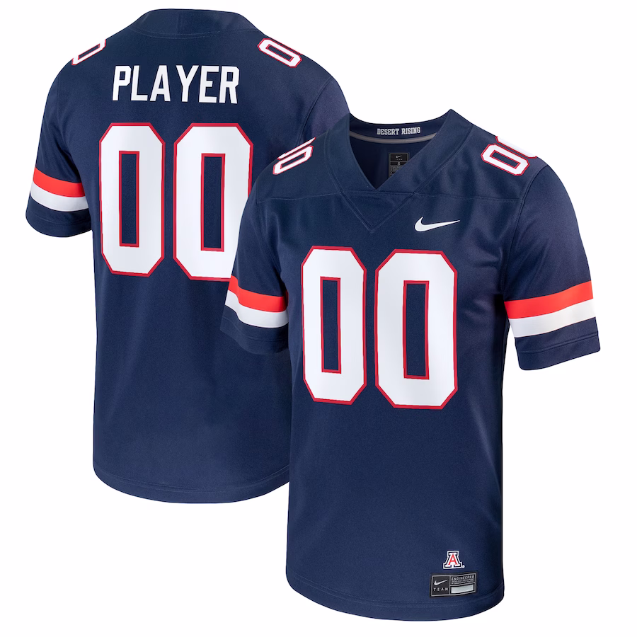 Arizona Wildcats Nike Pick-A-Player NIL Replica Football Jersey - Navy