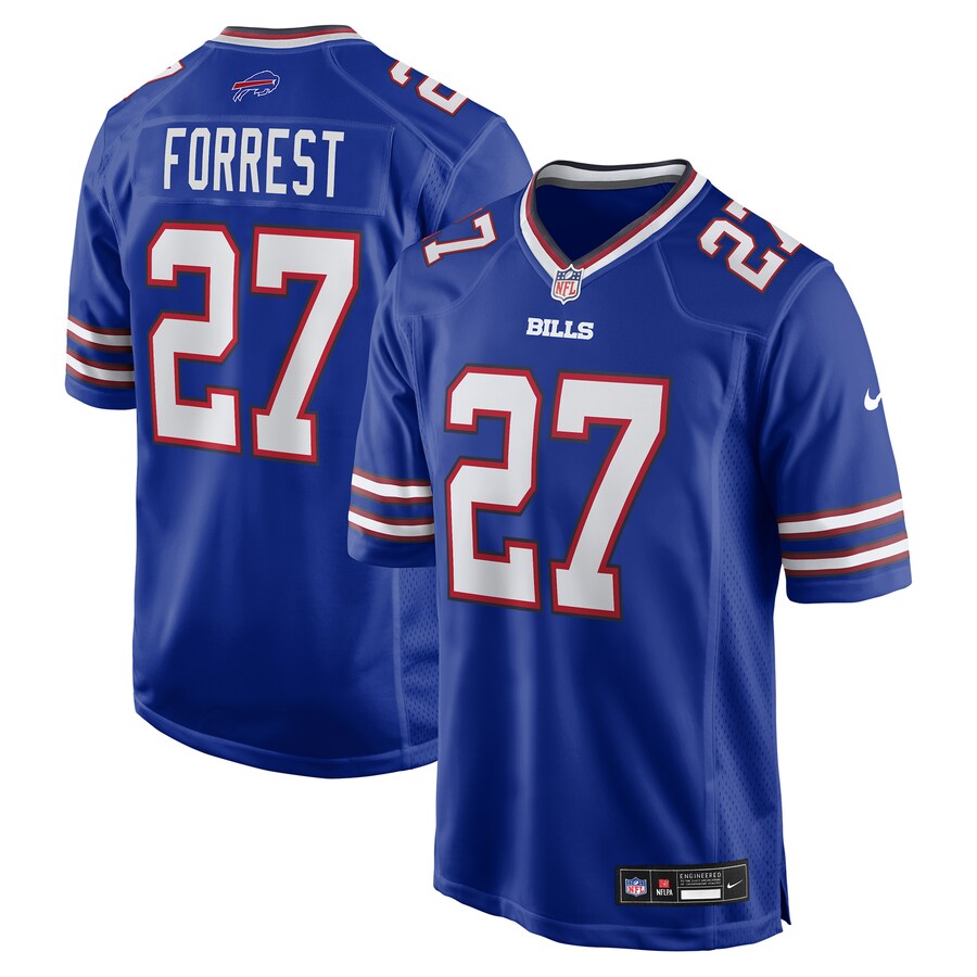 Men's Buffalo Bills Darrick Forrest Nike Royal Team Game Jersey