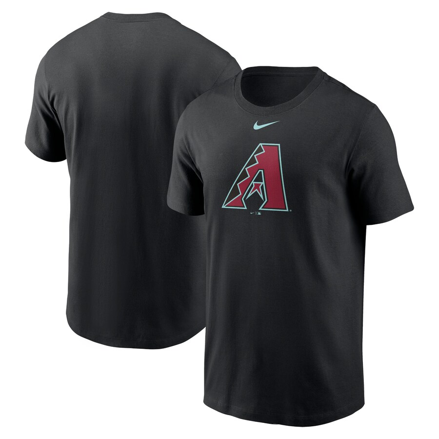 Men's Arizona Diamondbacks Nike Black Large Logo T-Shirt