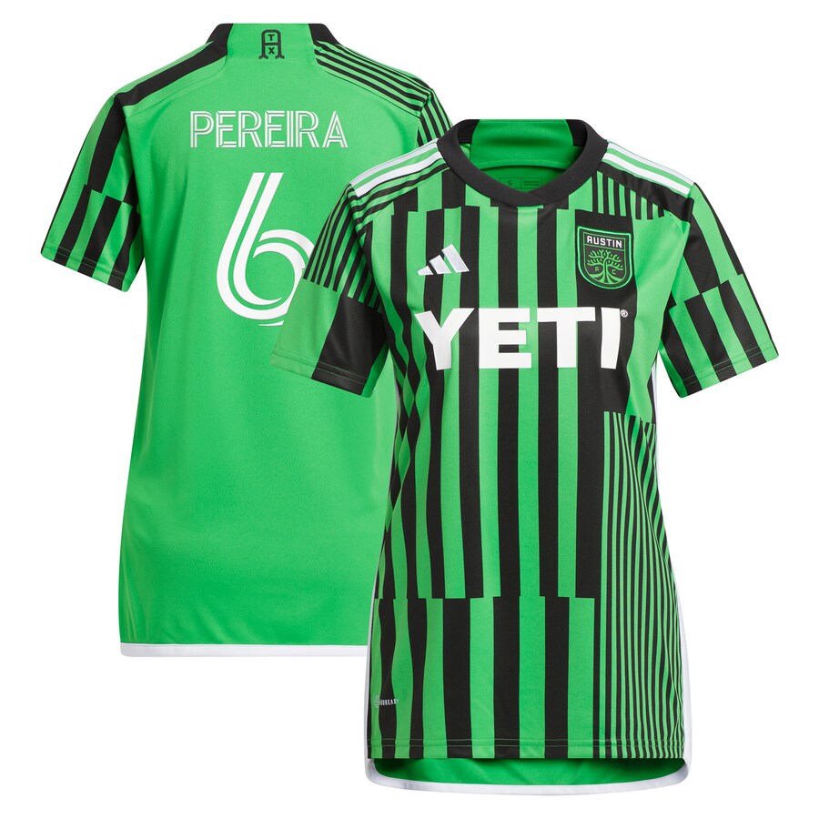 Women's Austin FC Daniel Pereira adidas Green 2024 Las Voces Kit Replica Player Jersey
