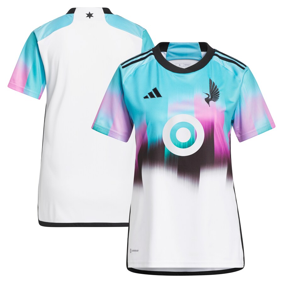 Women's Minnesota United FC adidas White 2023 The Northern Lights Kit Replica Jersey