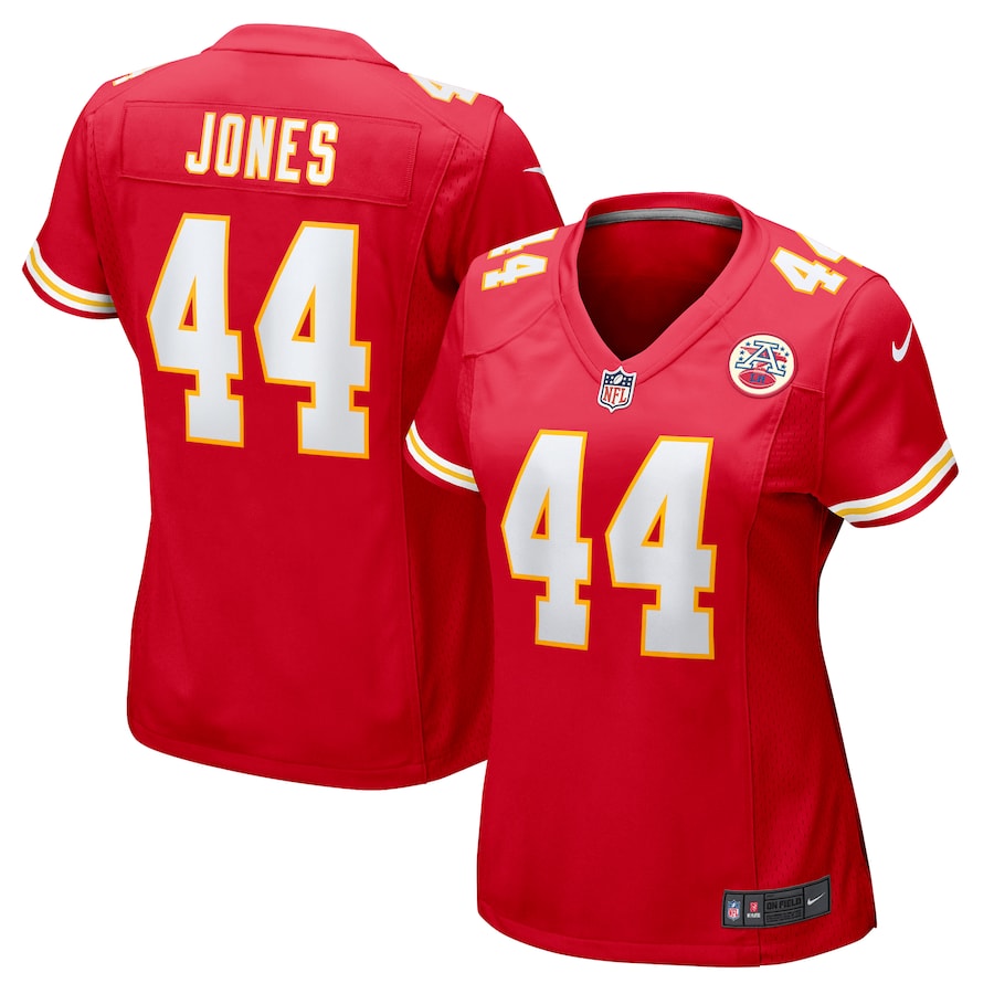 Women's Kansas City Chiefs Cam Jones Nike Red Game Jersey