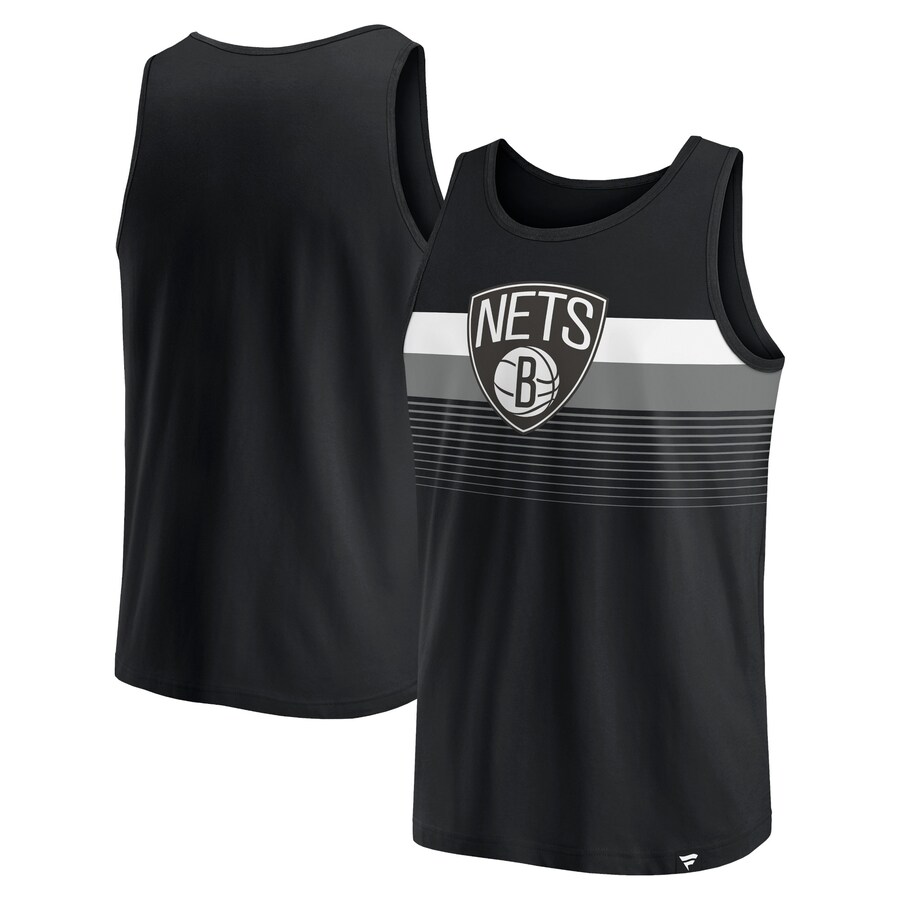 Men's Brooklyn Nets Fanatics Black Wild Game Tank Top