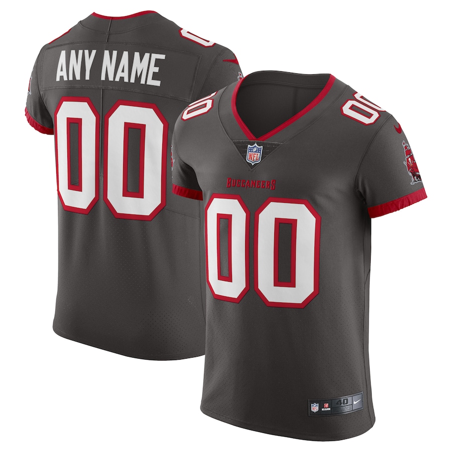 Men's Tampa Bay Buccaneers Nike Pewter Vapor Untouchable Elite Custom Alternate Jersey
