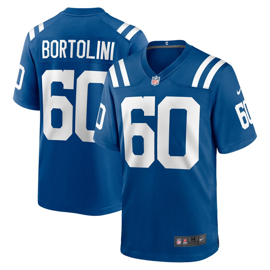 Men's Indianapolis Colts Tanor Bortolini Nike  Royal Game Jersey