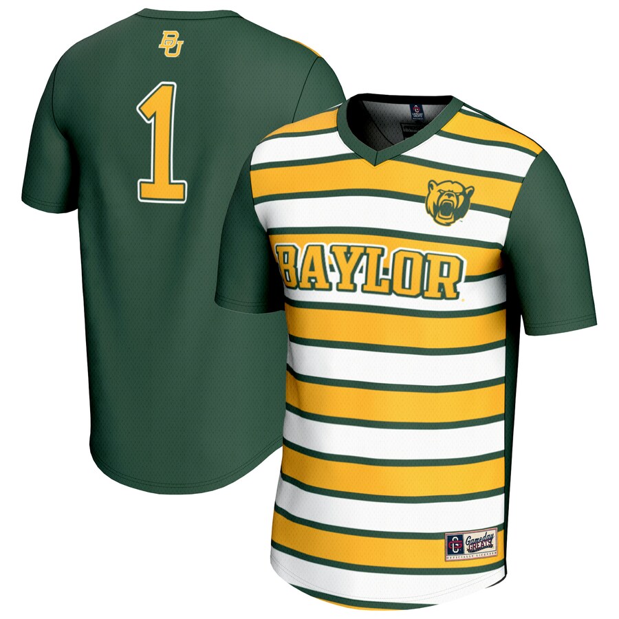 Unisex GameDay Greats #1 Green Baylor Bears Lightweight Soccer Fashion Jersey
