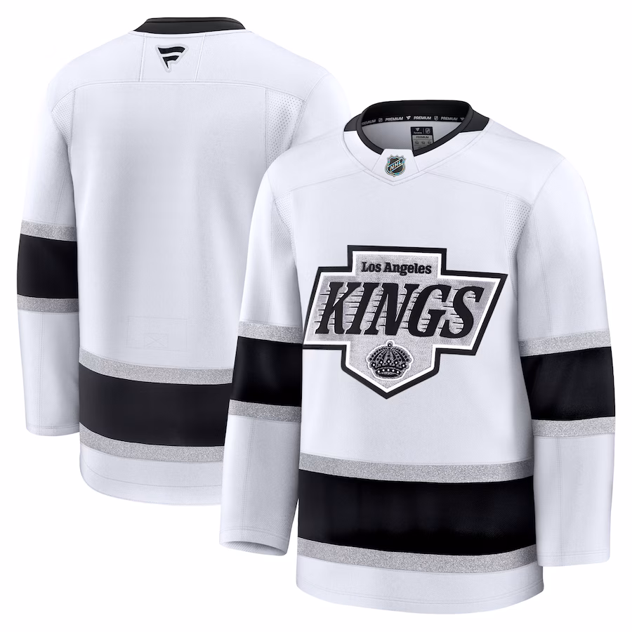 Men's Los Angeles Kings Fanatics White Away Premium Jersey