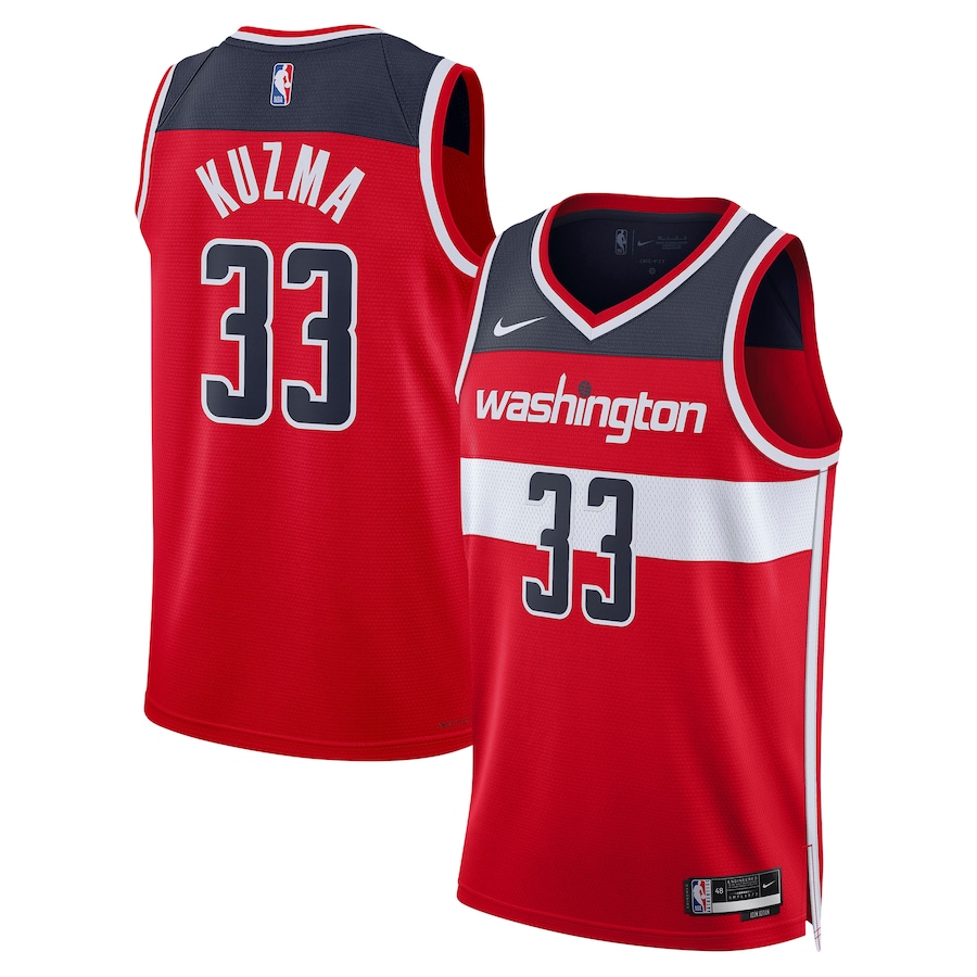 Unisex Washington Wizards Kyle Kuzma Nike Red Swingman Jersey - Icon Edition
