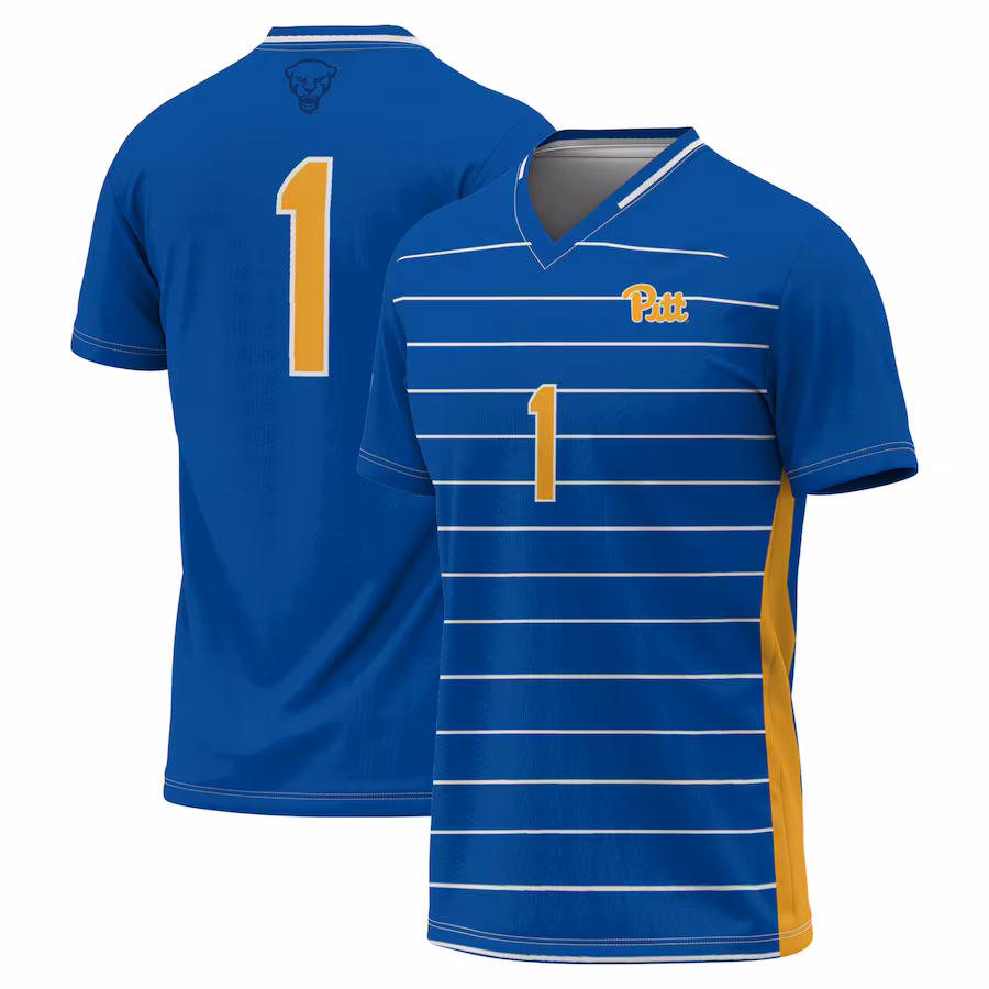 Unisex GameDay Greats Royal Pitt Panthers Lightweight Soccer Fashion Jersey