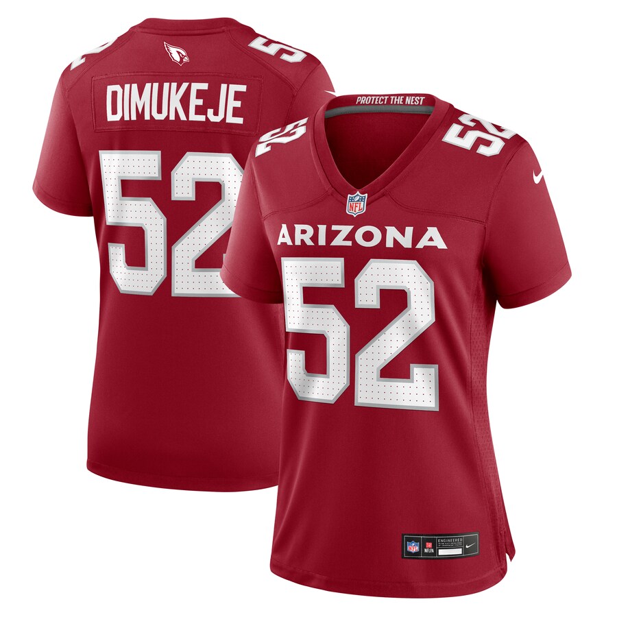 Women's Arizona Cardinals Victor Dimukeje Nike Cardinal Game Jersey